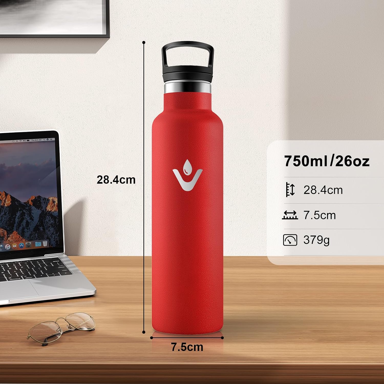 Thumbnail 5 de Borraccia Termica 750ml con Cannuccia per viaggio