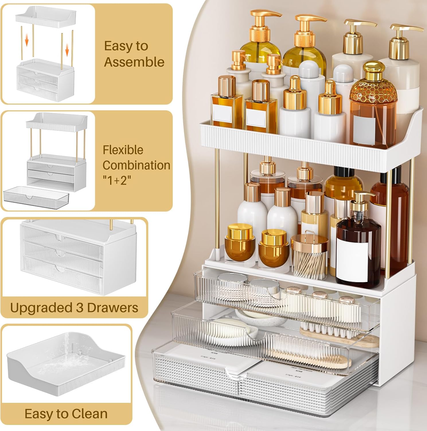 Detalle de caktraie 5-Tier Makeup Organizer