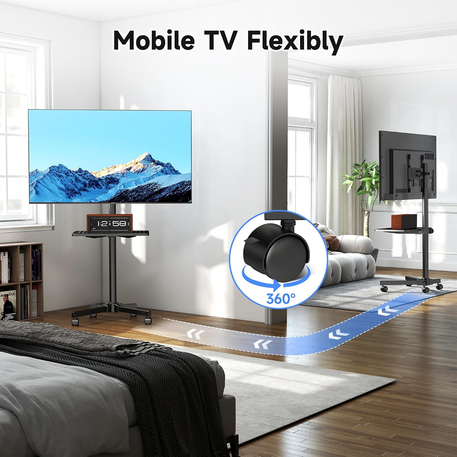 Detalle 2 de XINLEI ML55A supporto TV mobile 21-60"