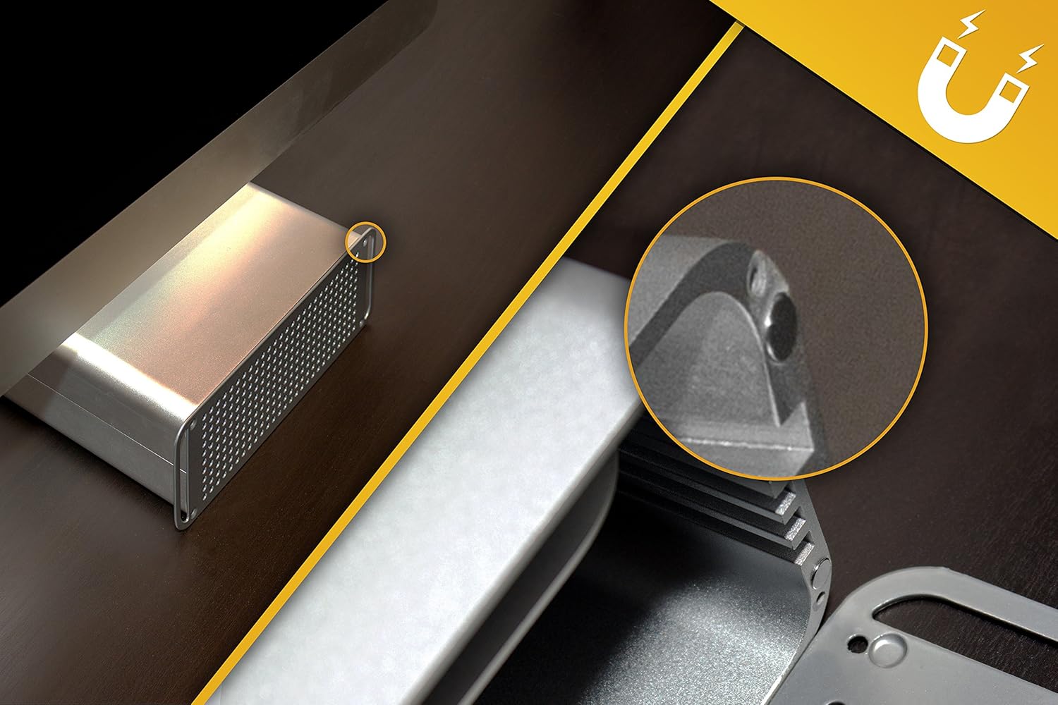 Thumbnail 3 de RICOO Supporto MTS-03 Rialzo per PC all-in-one 21–27" monitor 53–69 cm, base regolabile e alluminio