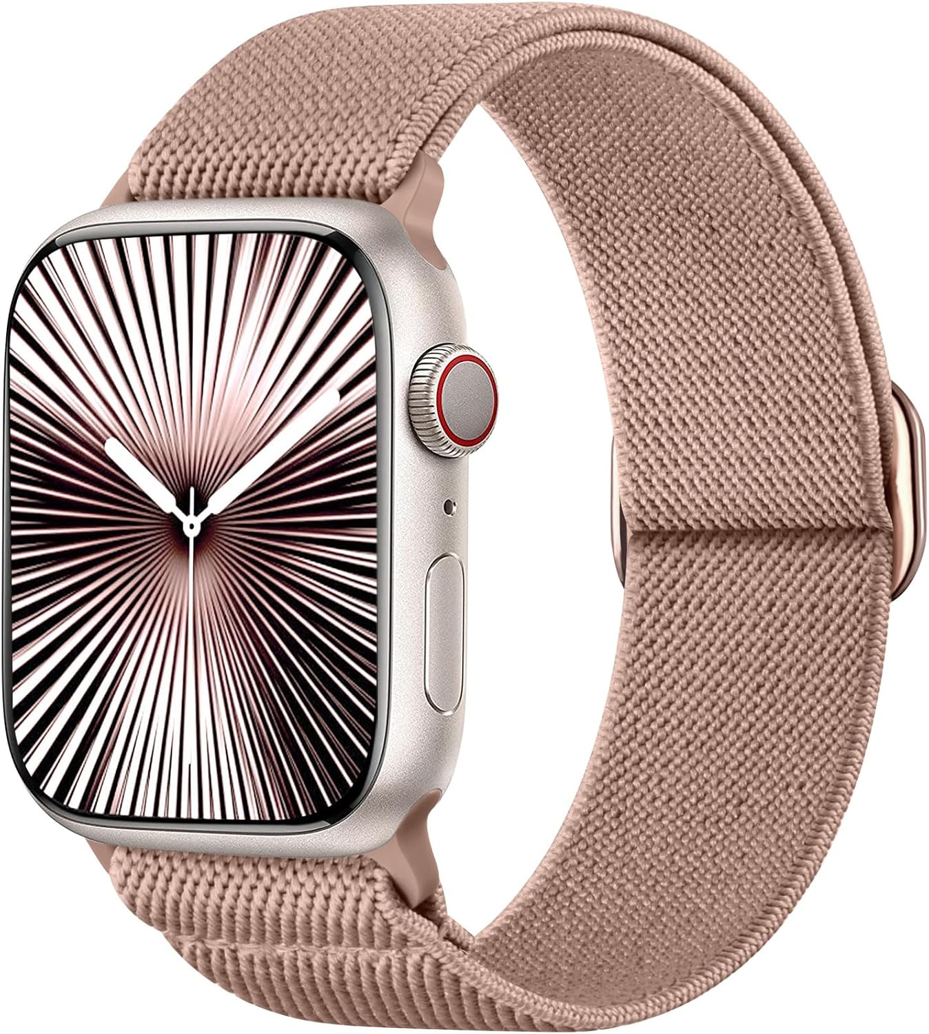 Detalle de Ynitec Stretchy Loop Sport Strap for Apple Watch (Soft Nylon Elastic Braided) – compatible 38/40/41/42/44/45/46/49mm