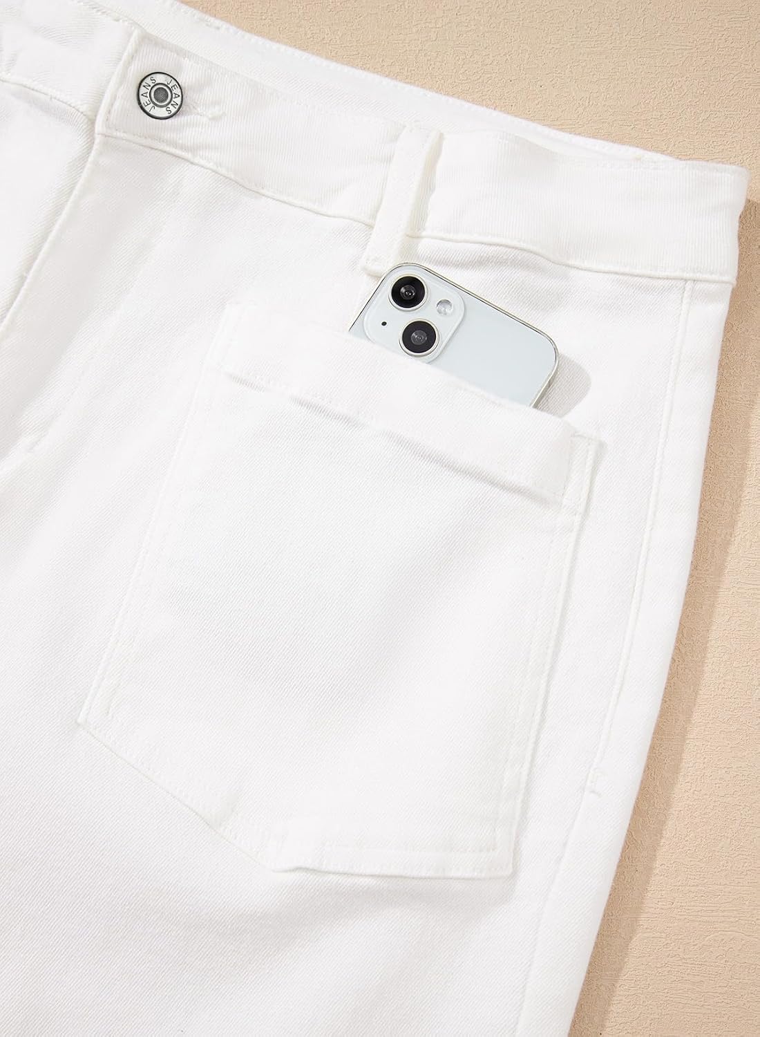 Detalle de Sidefeel Wide-Leg Jeans, Up to 28-Inch Inseam