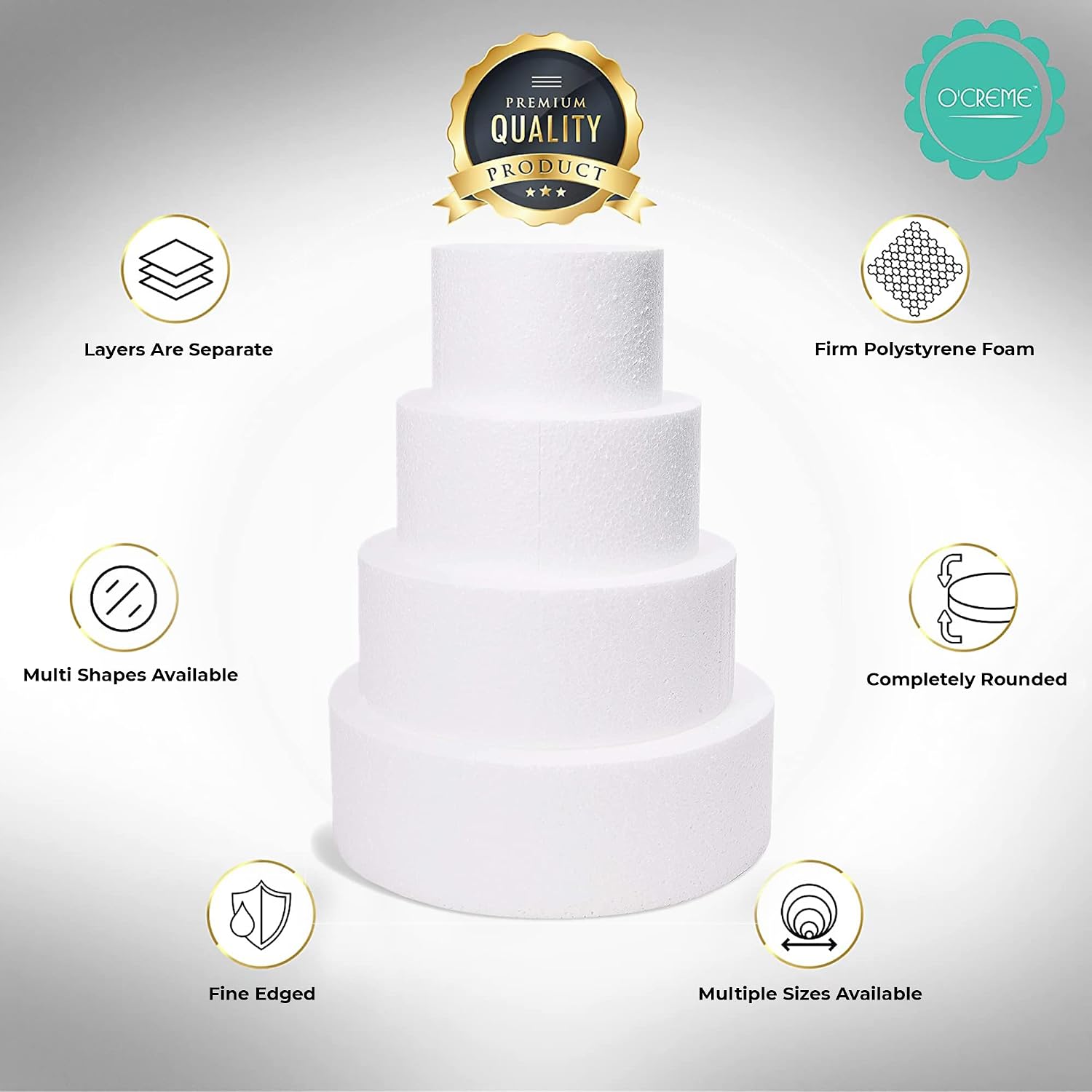 Thumbnail 2 de O'CREME Cake Decorating Dummy, 6-inch