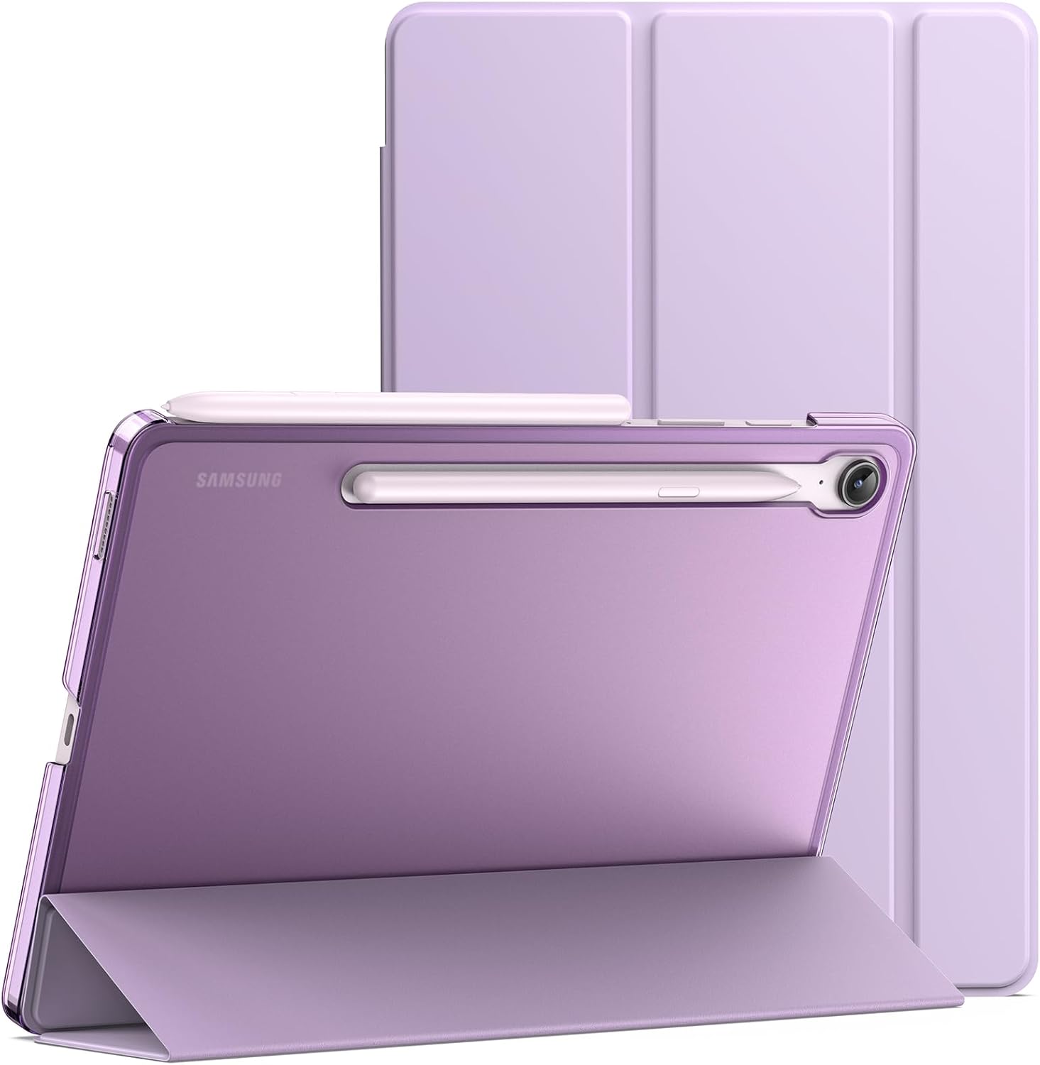Thumbnail 6 de JETech-hoes voor Samsung Galaxy Tab S10 Lite/S10 FE/S9 FE 10,9 inch, transparante achterkant