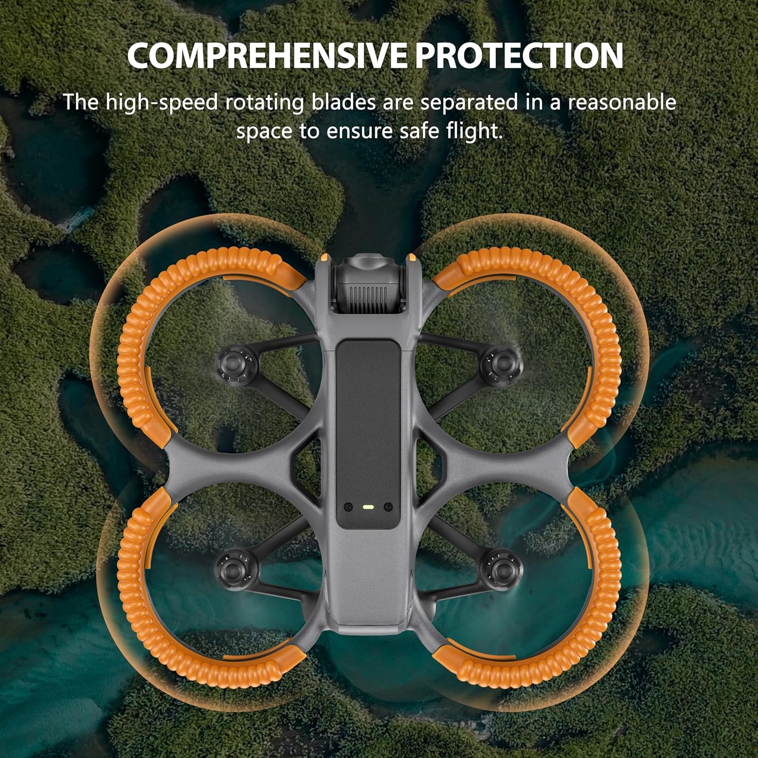 Thumbnail 5 de STARTRC Stoßfänger Schutzring für DJI Avata 2 Propeller Guard (orange, 4er-Set)