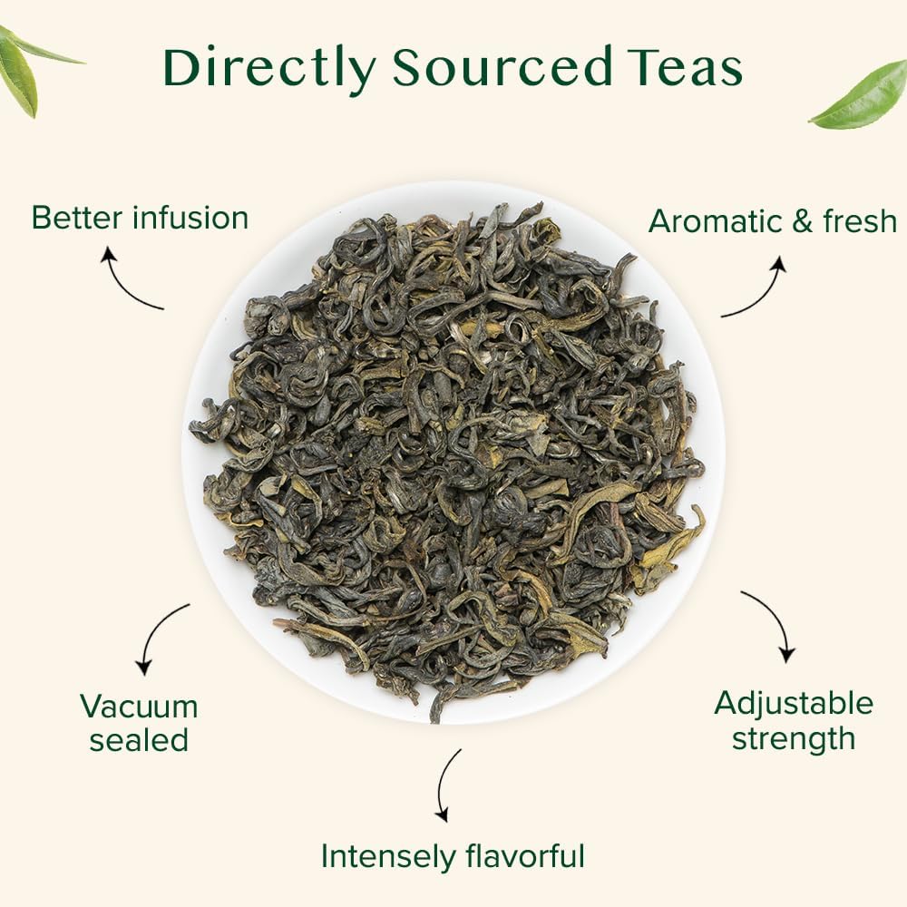 Detalle 2 de VAHDAM Himalayan GrĂŒner Tee 100 g đ”
