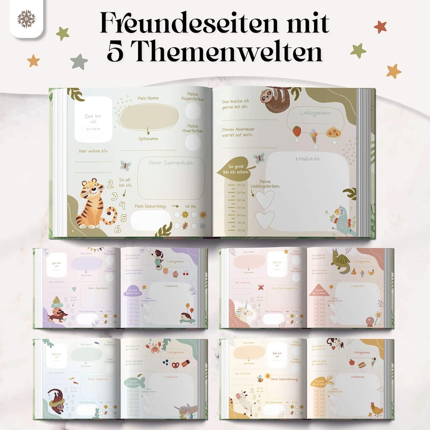 Thumbnail 4 de LEBENSKOMPASS Freundebuch Dino Kindergarten