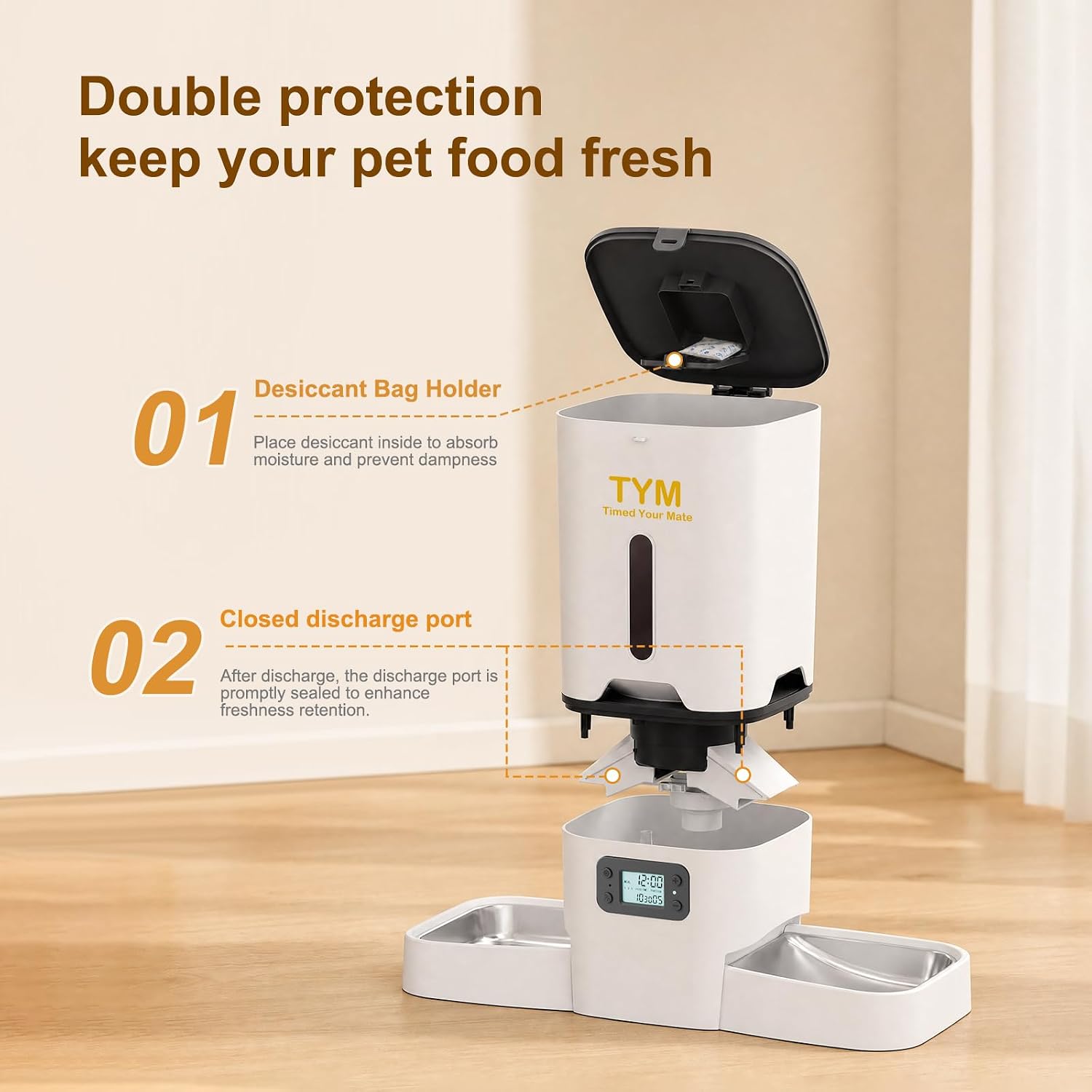 Thumbnail 6 de Automatic Cat Feeder, 7L Capacity
