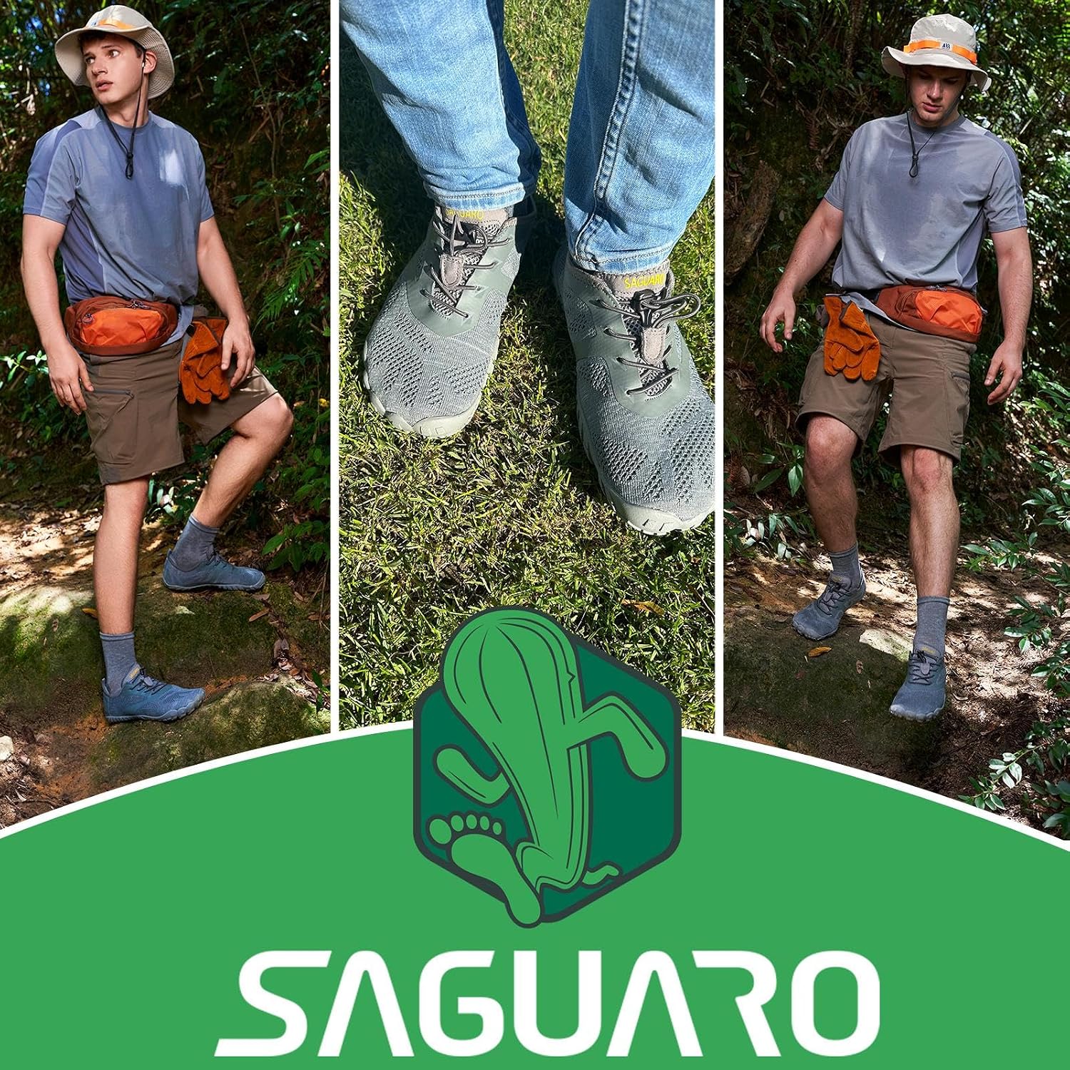 Detalle de SAGUARO Barfußschuhe fürs Traillaufen