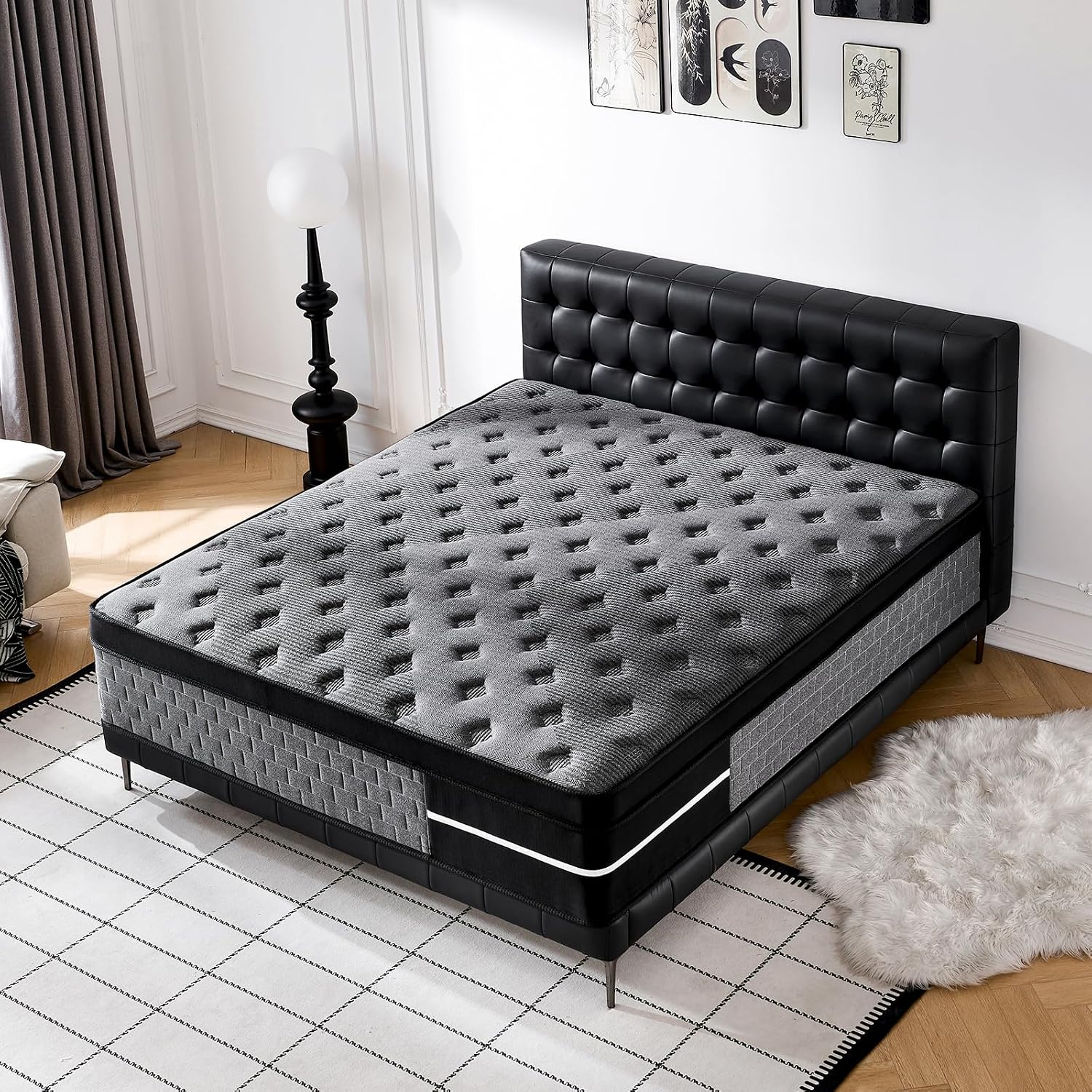 Thumbnail 6 de Quarota 12-Inch Queen Hybrid Mattress, Medium-Firm with Pocket Springs