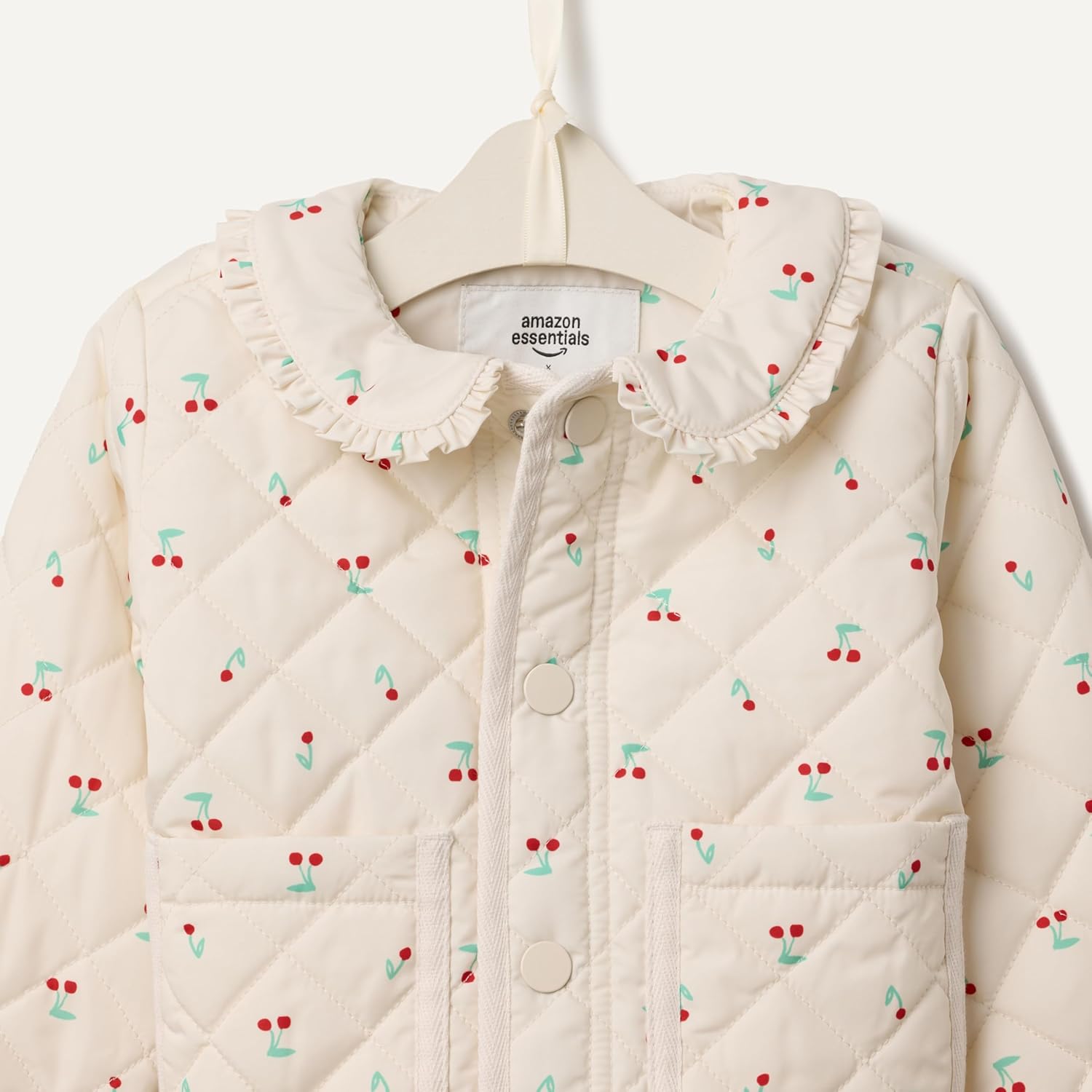 Thumbnail 3 de Amazon Essentials Field Jacket unisex per bambini e ragazzi con trapuntatura e volant (peso medio)