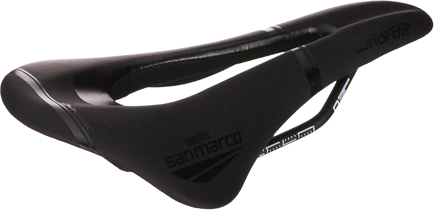 Detalle 1 de Selle San Marco Shortfit Racing – siodełko rowerowe Open-Fit z ramą Chromoly