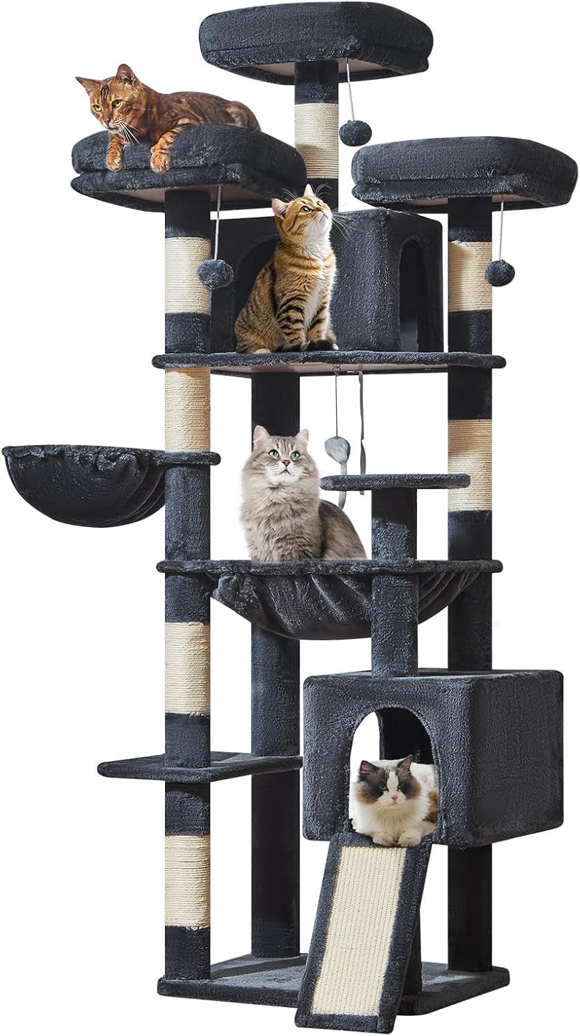 Detalle de Taoqimiao Kratzbaum 193 cm XXL für Katzen