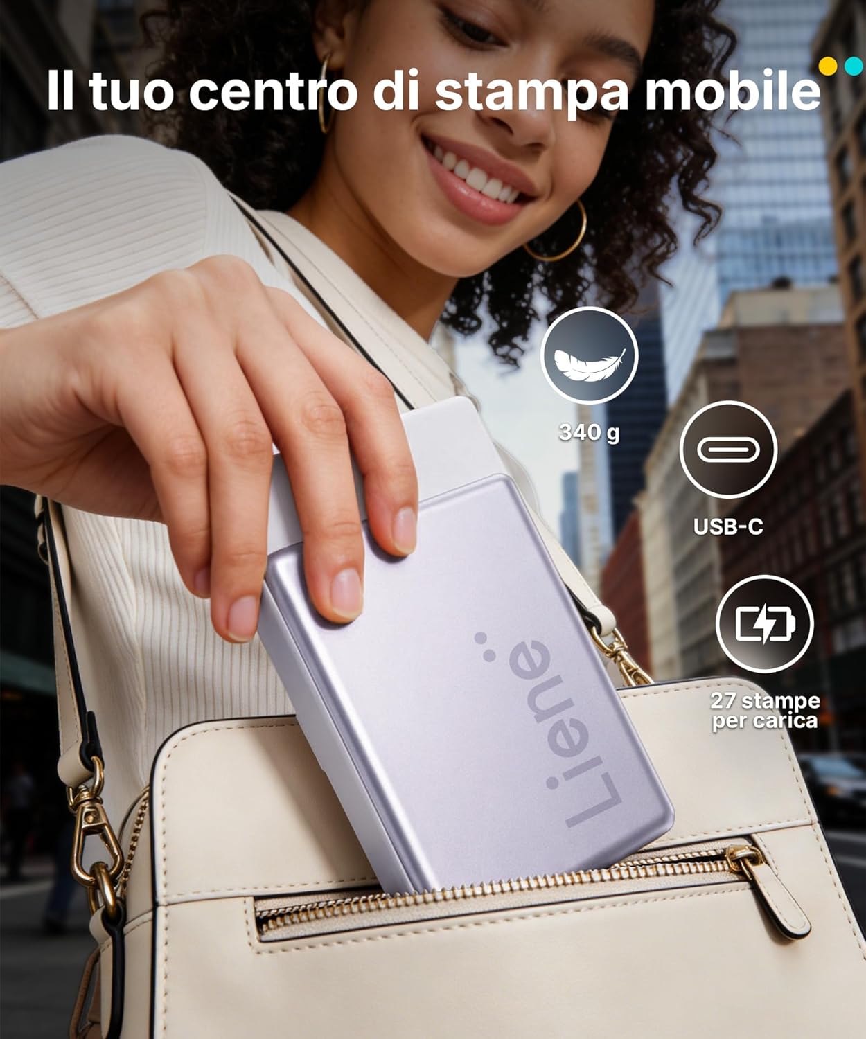 Thumbnail 6 de Liene Pearl N200 Pro Kit di Ricarica Originale: 50 Fogli Adesivi e 5 Nastri per Sublimazione 4PASS