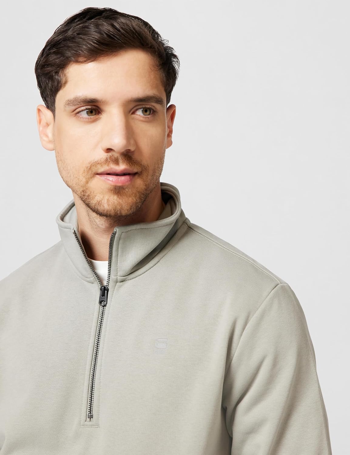 Thumbnail 2 de G-STAR Herren Nifous Half Zip Sweater – Halbreißverschluss mit gerippten Abschlüssen