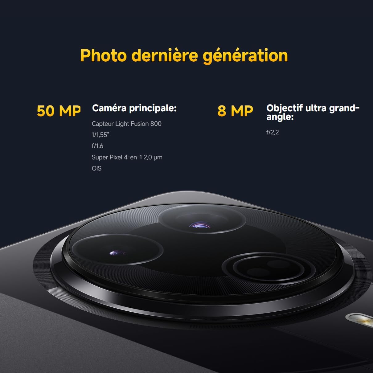 Thumbnail 6 de XIAOMI POCO F7 Pro 12+256 Noir — Écran 2K 120 Hz, Batterie 6000 mAh et Charge HyperCharge 90W