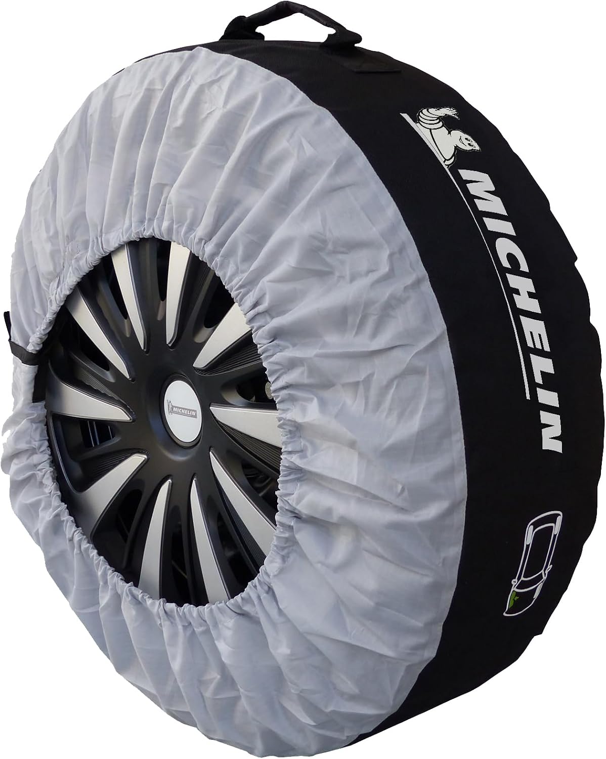 Thumbnail 1 de MICHELIN 009098: 4 Housses de Rangement Universelles pour Roues et Pneus 15–19” — Sac de Transport Nylon