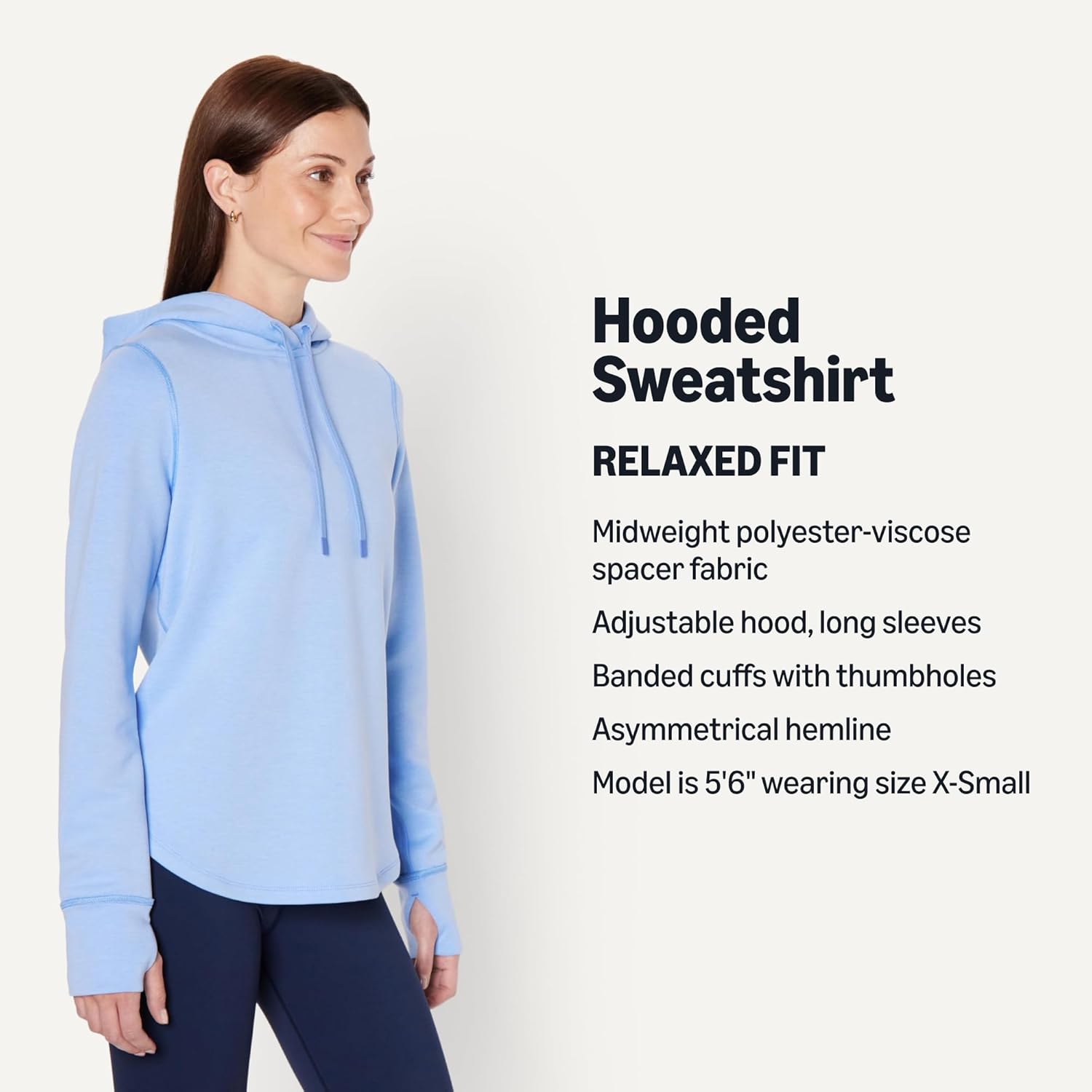 Thumbnail 3 de Amazon Essentials Women's Active Sweat Relaxed-Fit Long-Sleeve Hoodie Sweatshirt