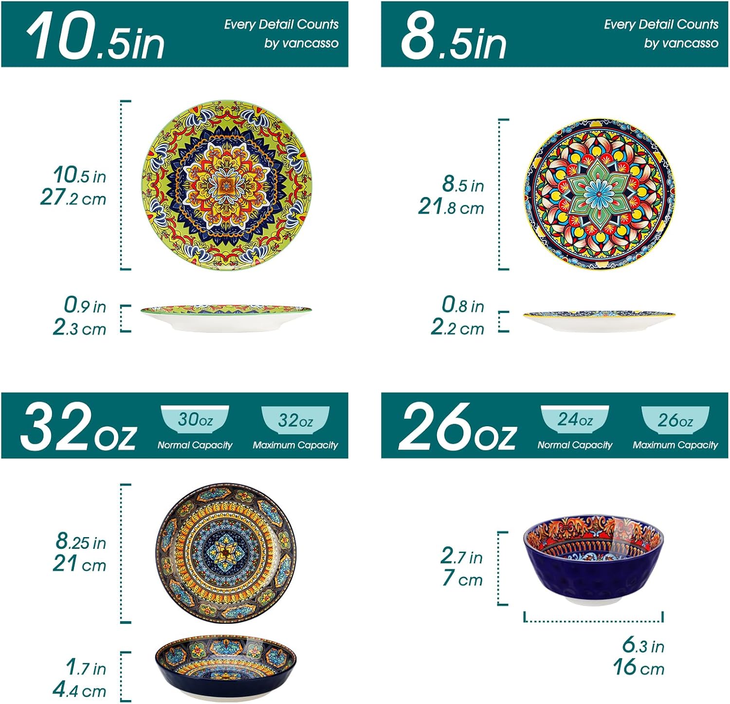 Detalle 2 de Vancasso KRVI 16-Piece Dinner Set