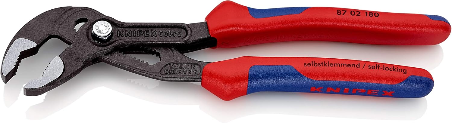 Detalle 2 de KNIPEX コブラ 8702-180SB ウォーターポンププライヤー 18段階調整・全長180mm