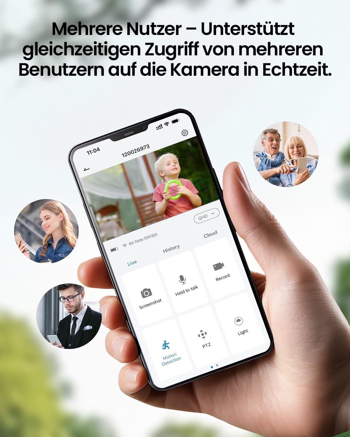 Thumbnail 6 de CZEview Q6 2K Überwachungskamera