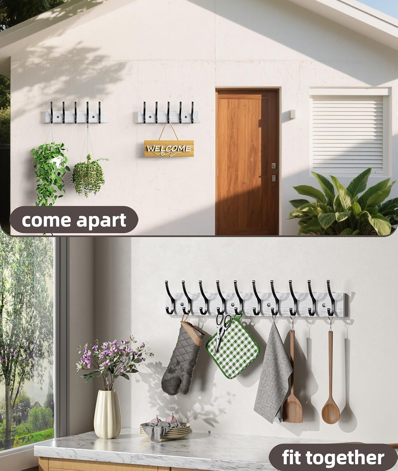 Thumbnail 6 de Optish Wooden Coat Rack, 16.1-inch