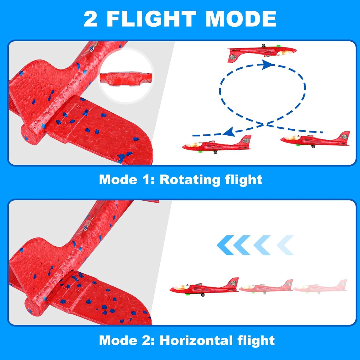 Thumbnail 5 de Mieryd Avion Juguete lanzador con LED 15–20 m