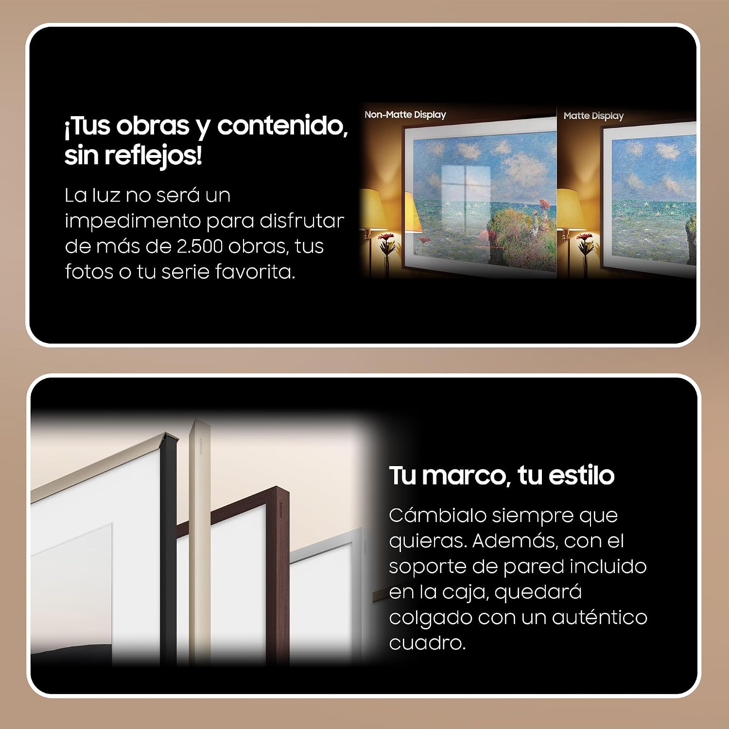 Thumbnail 2 de Samsung The Frame 4K 2024 43" Smart TV con Galería de Arte 🎨