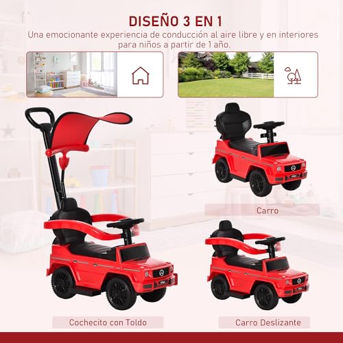 Detalle de HOMCOM Correpasillos Mercedes G350 para Niños 🚗 1-3 Años