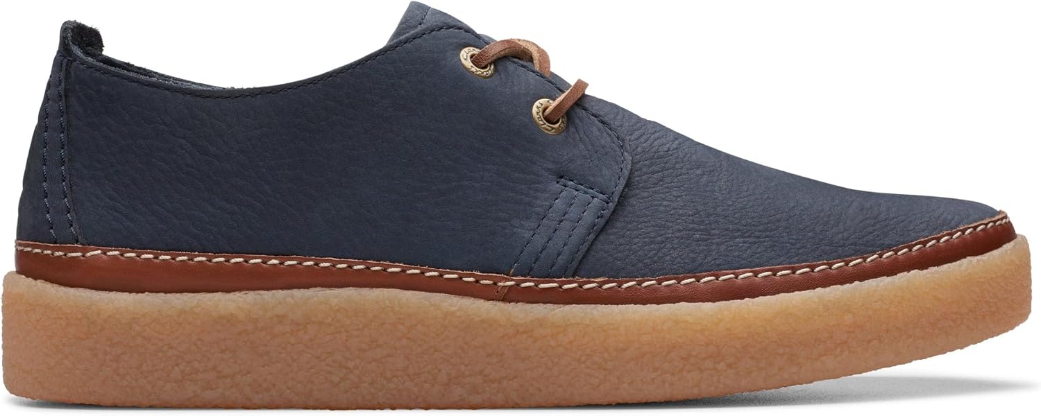 Detalle 2 de Clarks Derby pour homme — Derby en cuir, lacets et semelle caoutchouc