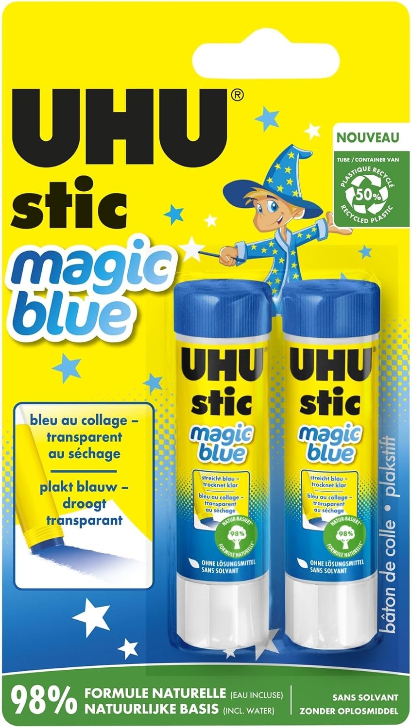 Thumbnail 5 de UHU Stic - Bâton de Colle Sans Solvants, Lot de 6 + 2 Sticks ReNature – 8,2 g chacun