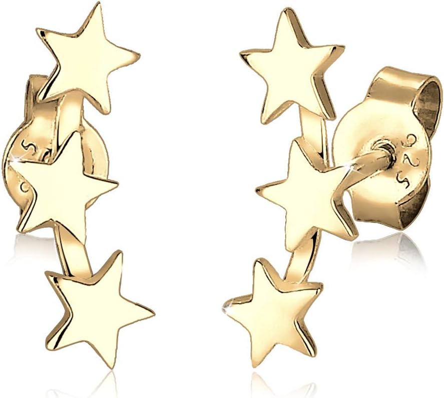 Thumbnail 6 de Elli Ohrstecker 925 Sterling Silber vergoldet