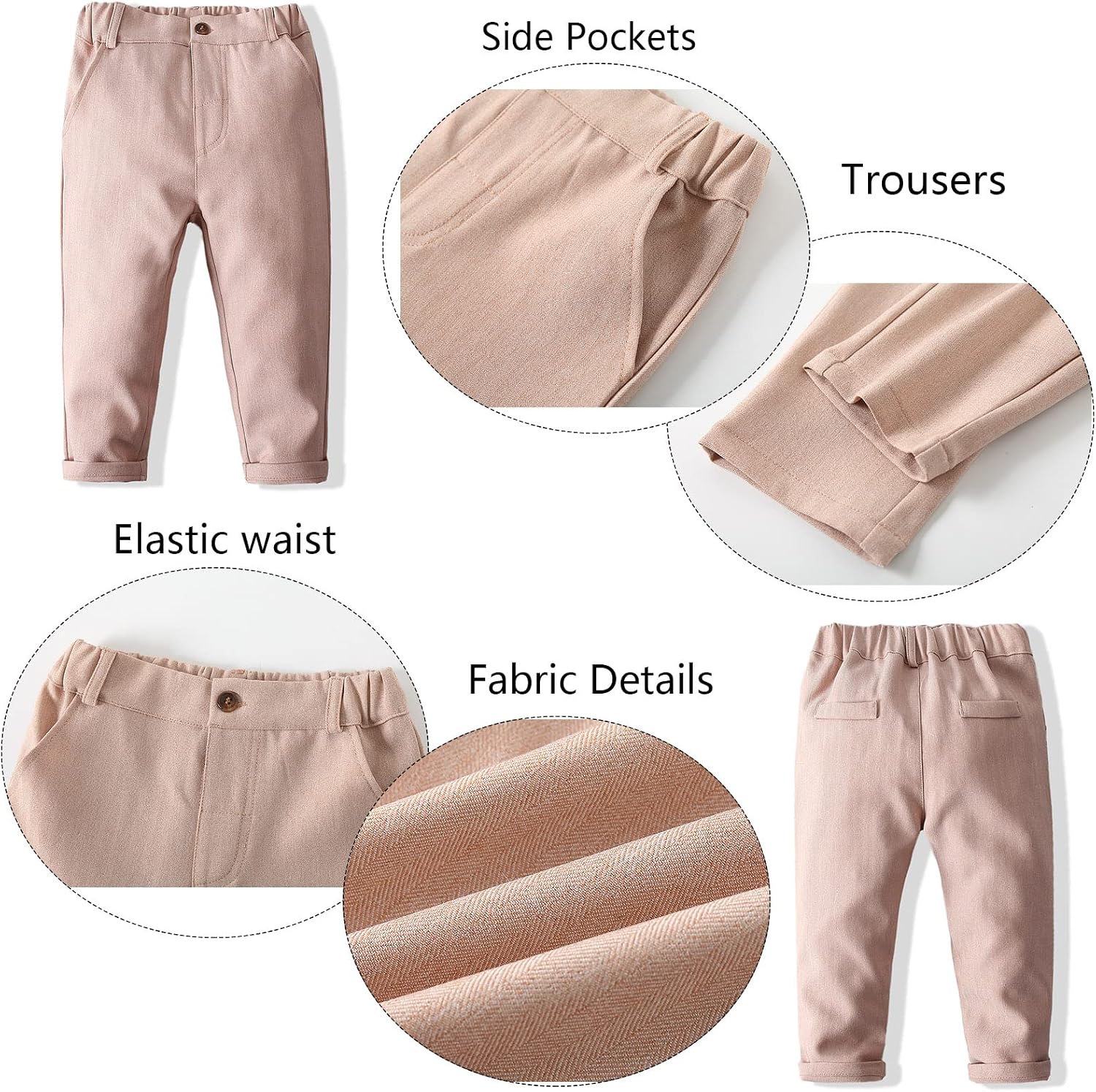 Thumbnail 3 de Kimocat Baby Boy Formal Suit Set Cotton Blend