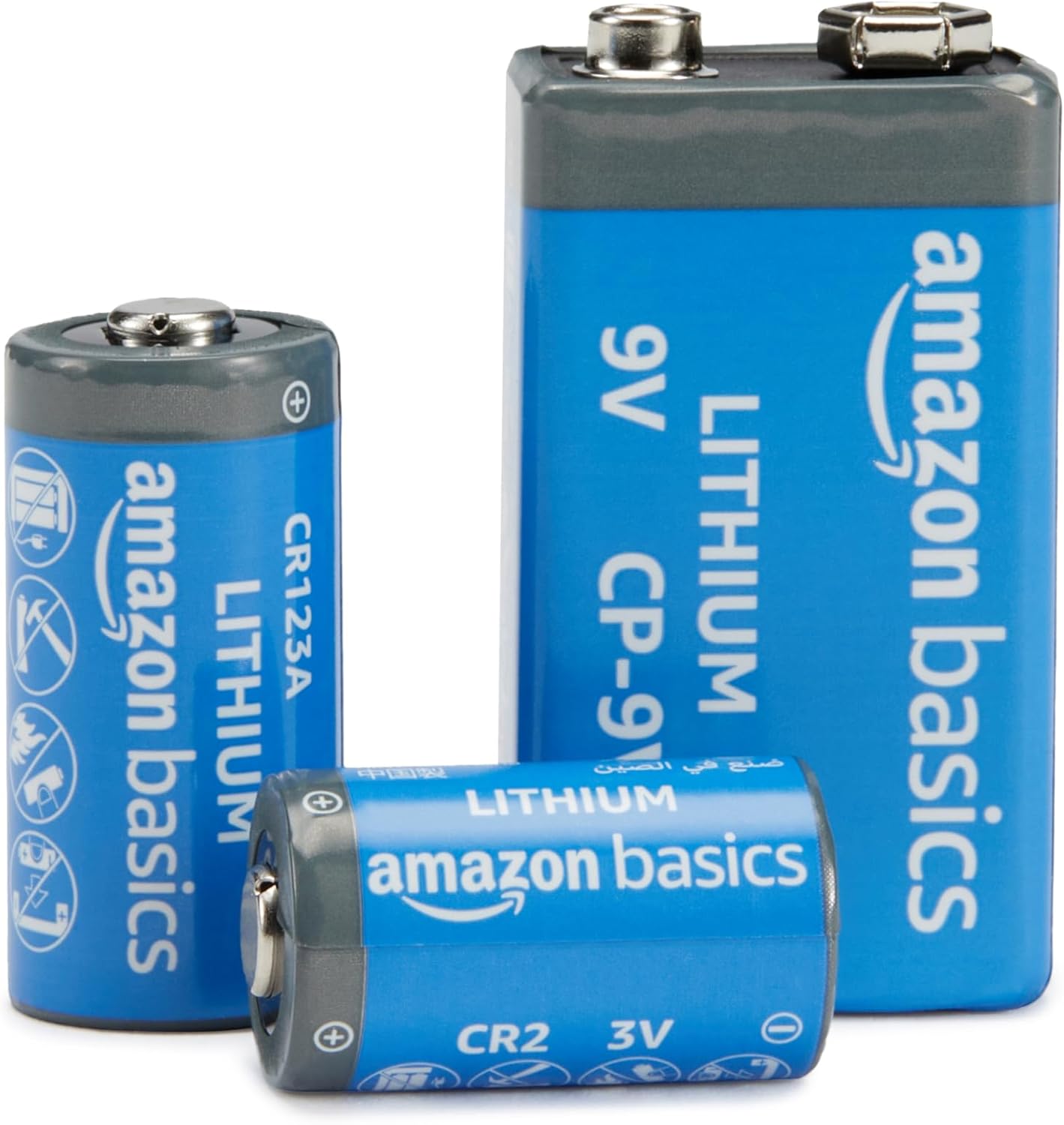 Detalle de Amazon Basics 12-Pack CR2 Lithium Batteries (3V, 800 mAh) – Long-Lasting Power