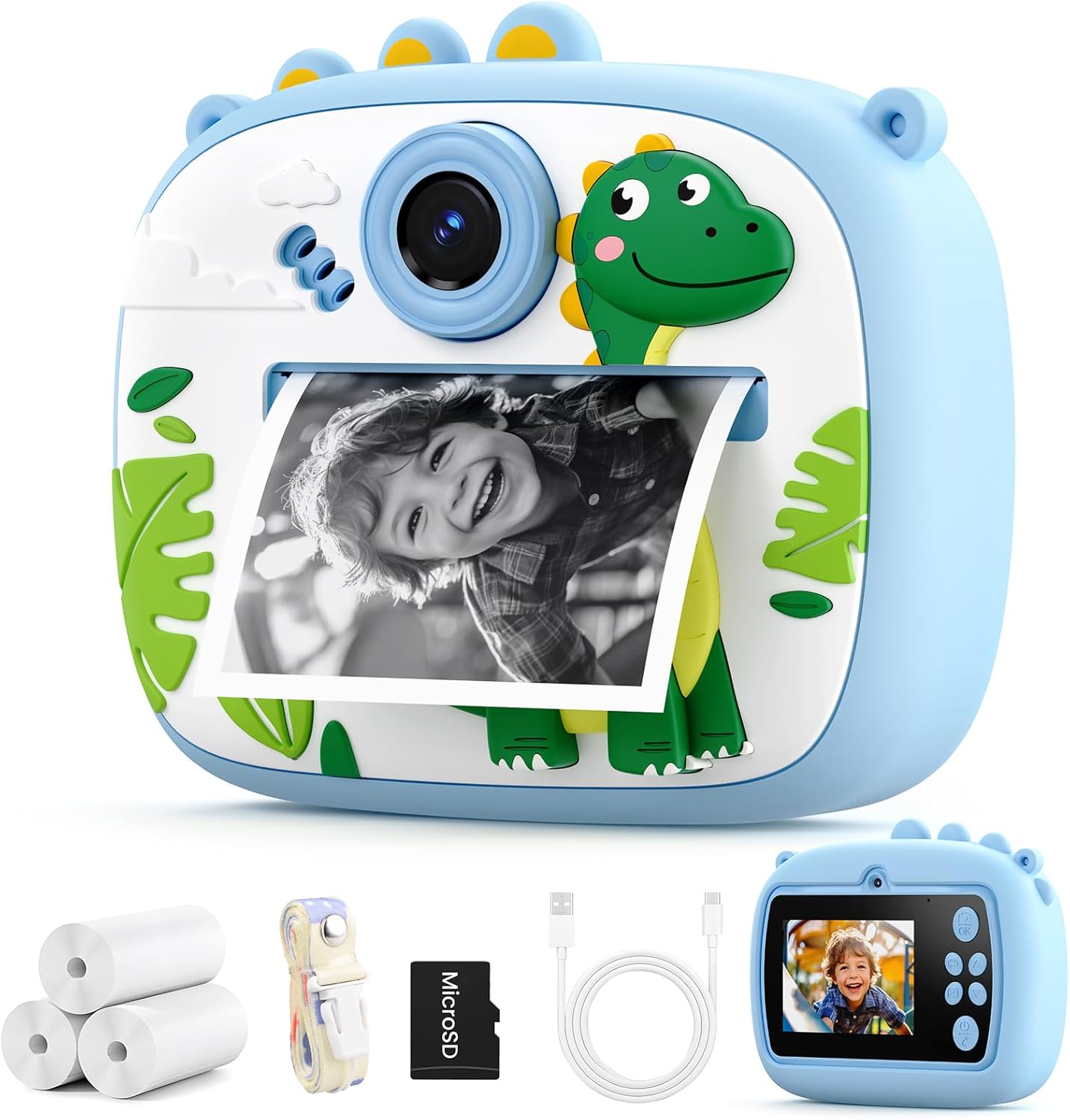 Detalle de YOZISS Kids Camera Instant Print: 1080P HD Fun with Instant Photo Printing