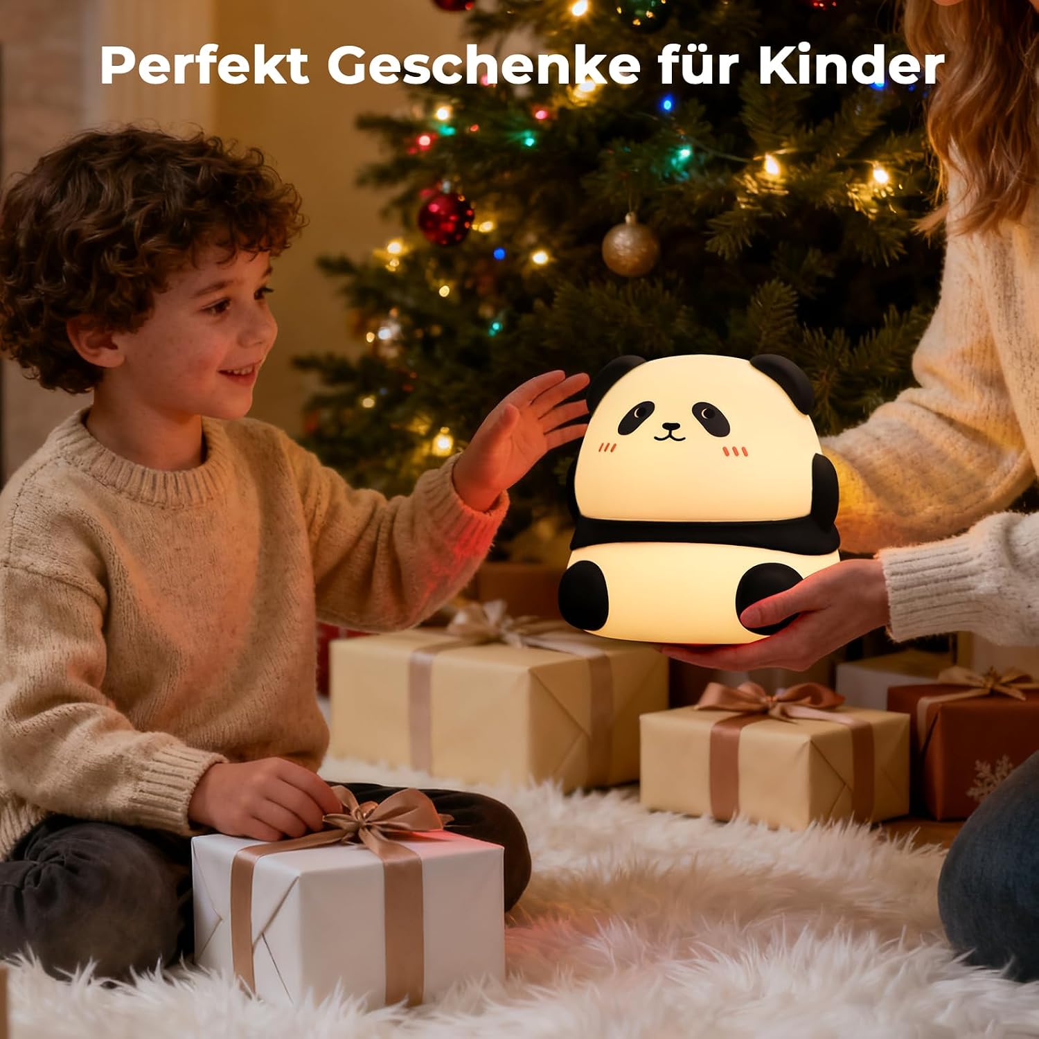 Thumbnail 6 de JVURICE Silikon Panda Nachtlicht 1200 mAh
