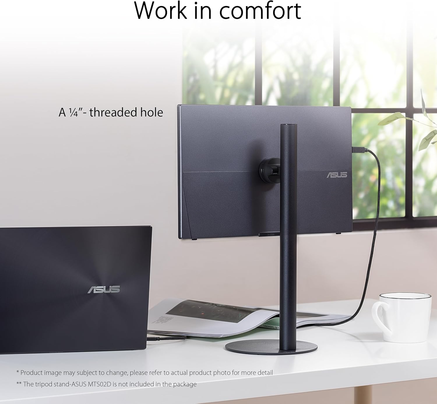 Thumbnail 2 de ASUS ZenScreen MB16ACV 15.6in Portable USB-C Monitor (Full HD, IPS)