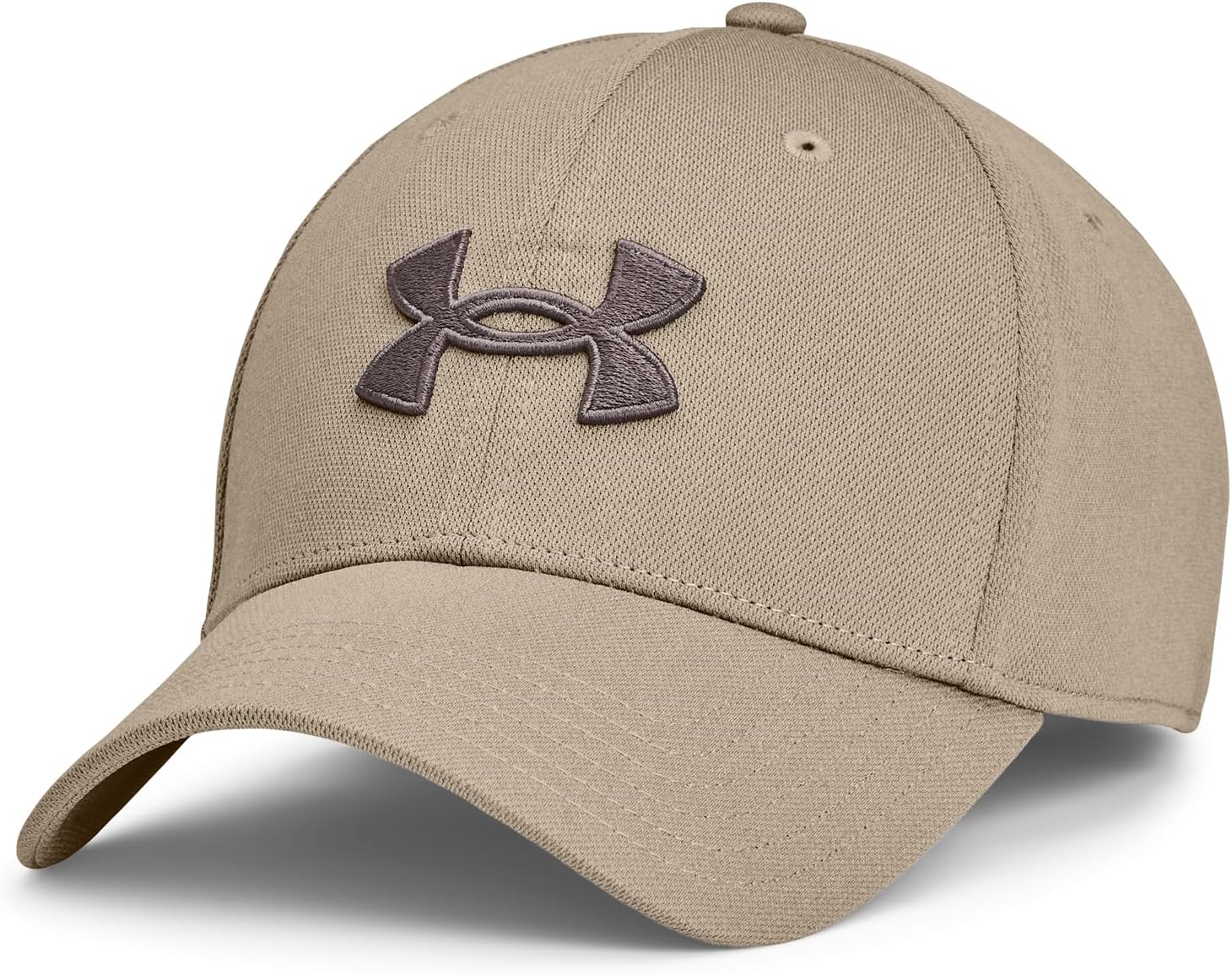 Detalle 2 de Under Armour Blitzing Low Stretch Fit Cap – Black/Blanco, M/L