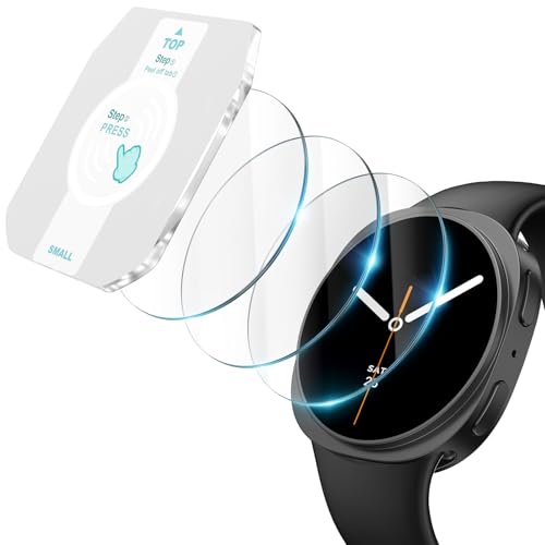 Detalle de Samsung Galaxy Watch8 Tempered Glass 3-Pack