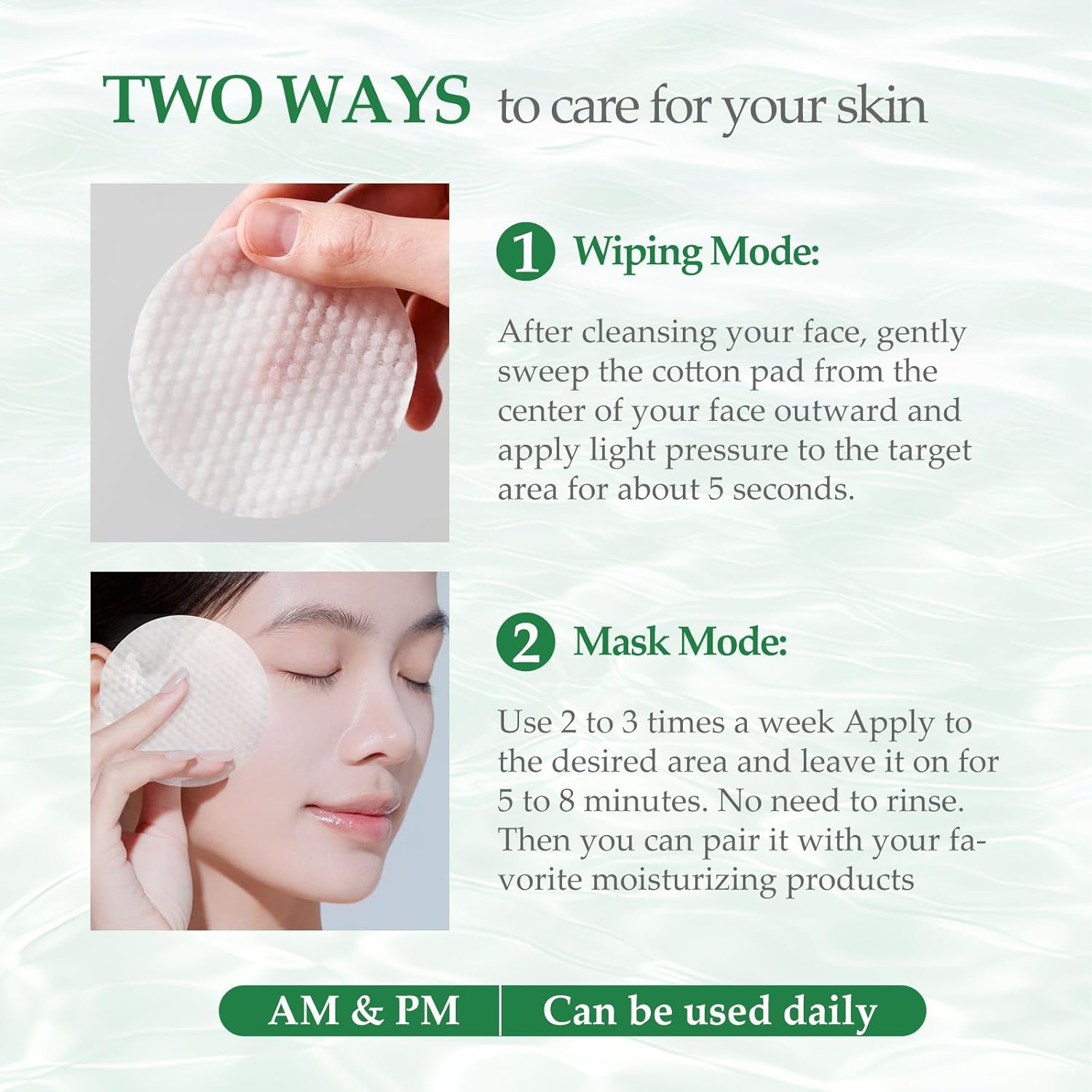 Detalle 2 de Snidin Toner Pads with Centella Asiatica Extract and Collagen