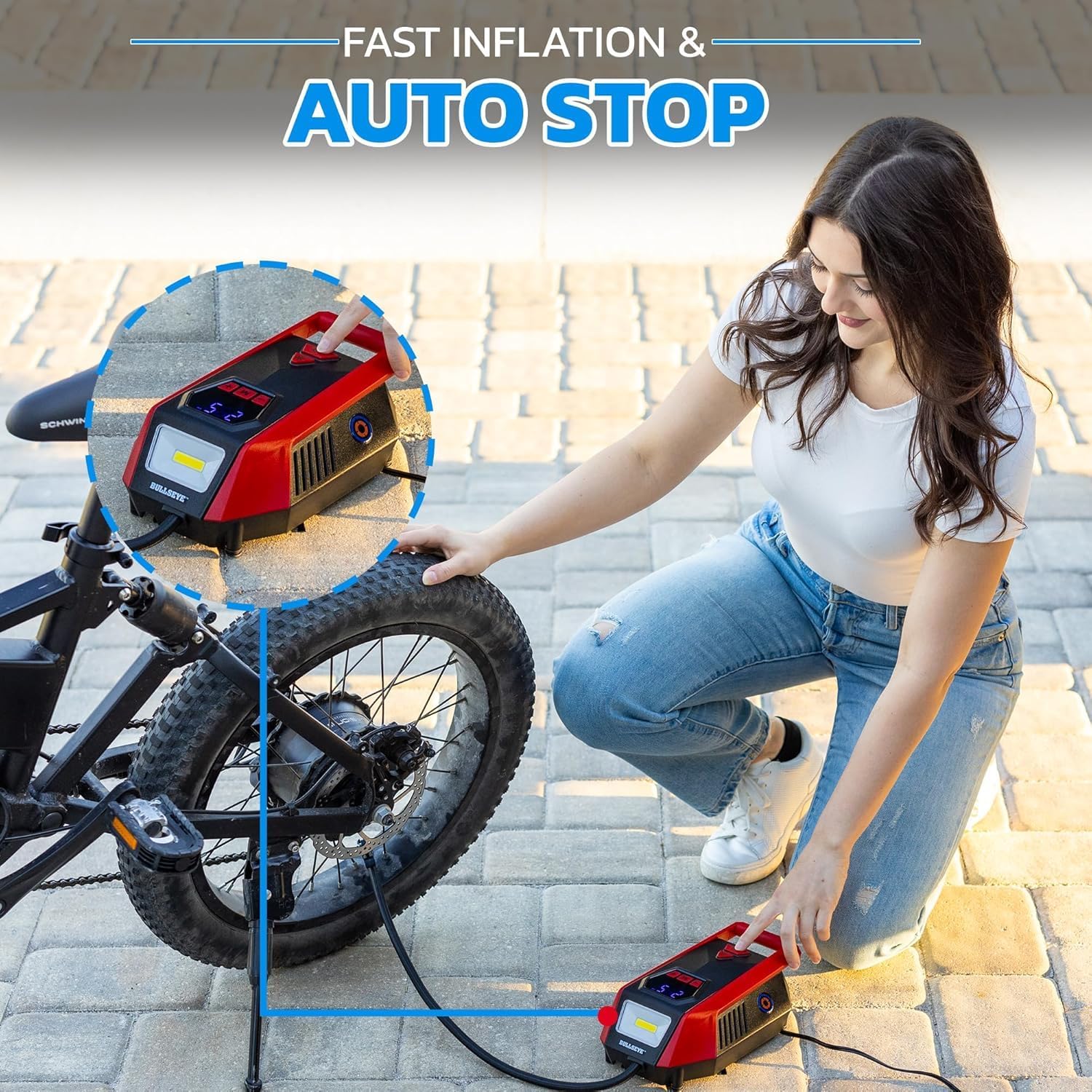 Detalle de Bullseye Car Tire Inflator 12V DC