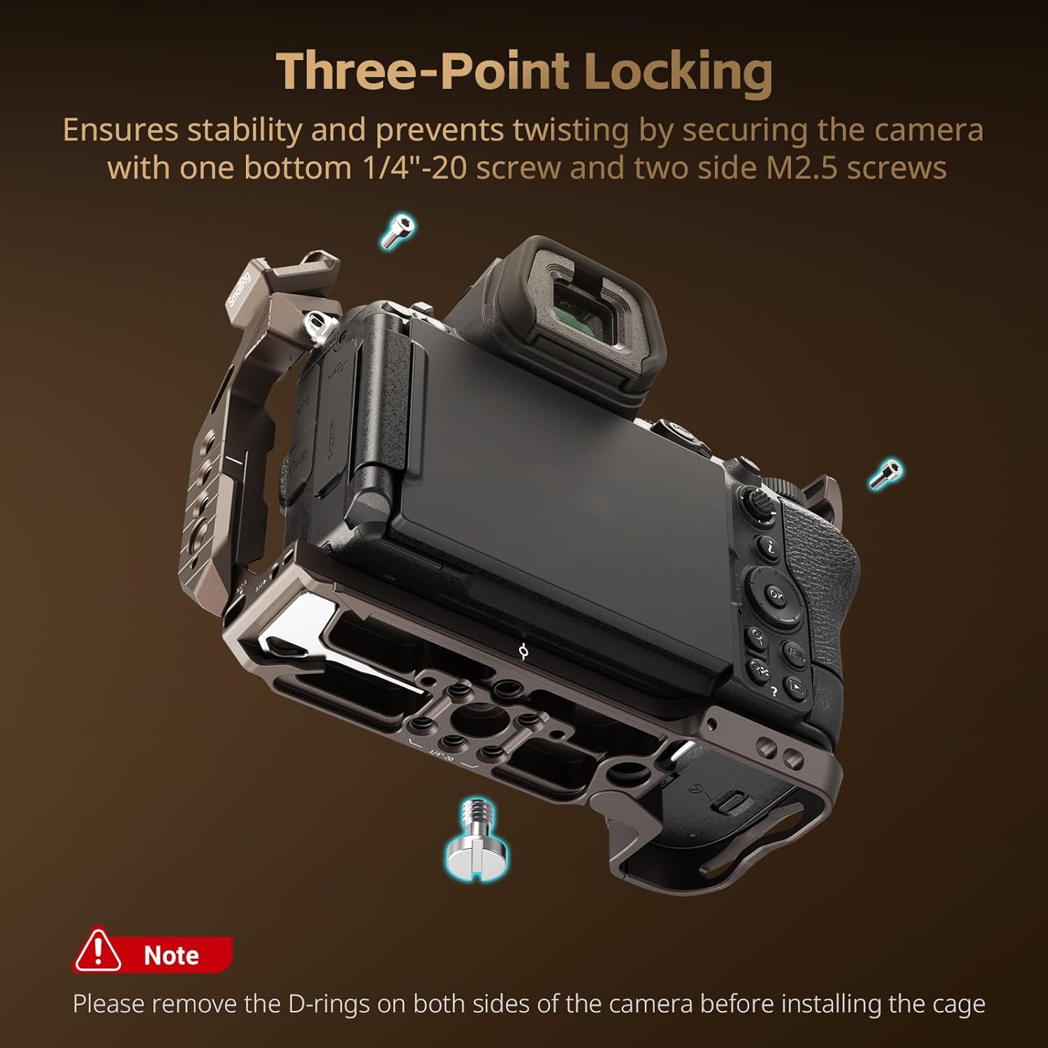 Thumbnail 2 de SmallRig Night Eagle Cage for Nikon Z5/Z6/Z7 Series (5258) – Aluminium Full Cage with Cold Shoe, NATO Rail and Arca Plate