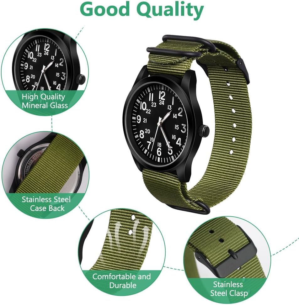 Detalle de Vicloon Herren Armbanduhr reloj 45 mm
