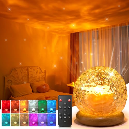 Detalle de PIKOY Veilleuse LED Ciel Étoilé – Lampe de Chevet et Décoration Chambre