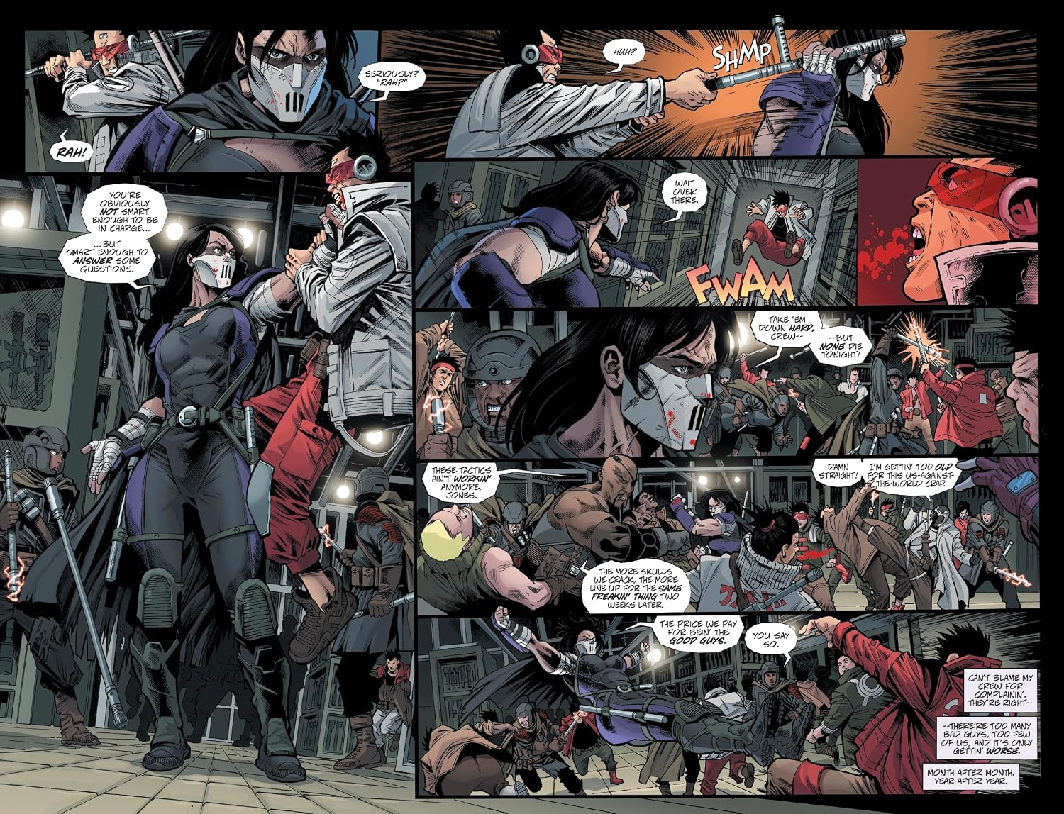 Detalle de Teenage Mutant Ninja Turtles: The Last Ronin II--Re-Evolution – graphic novel, 232 pagina's