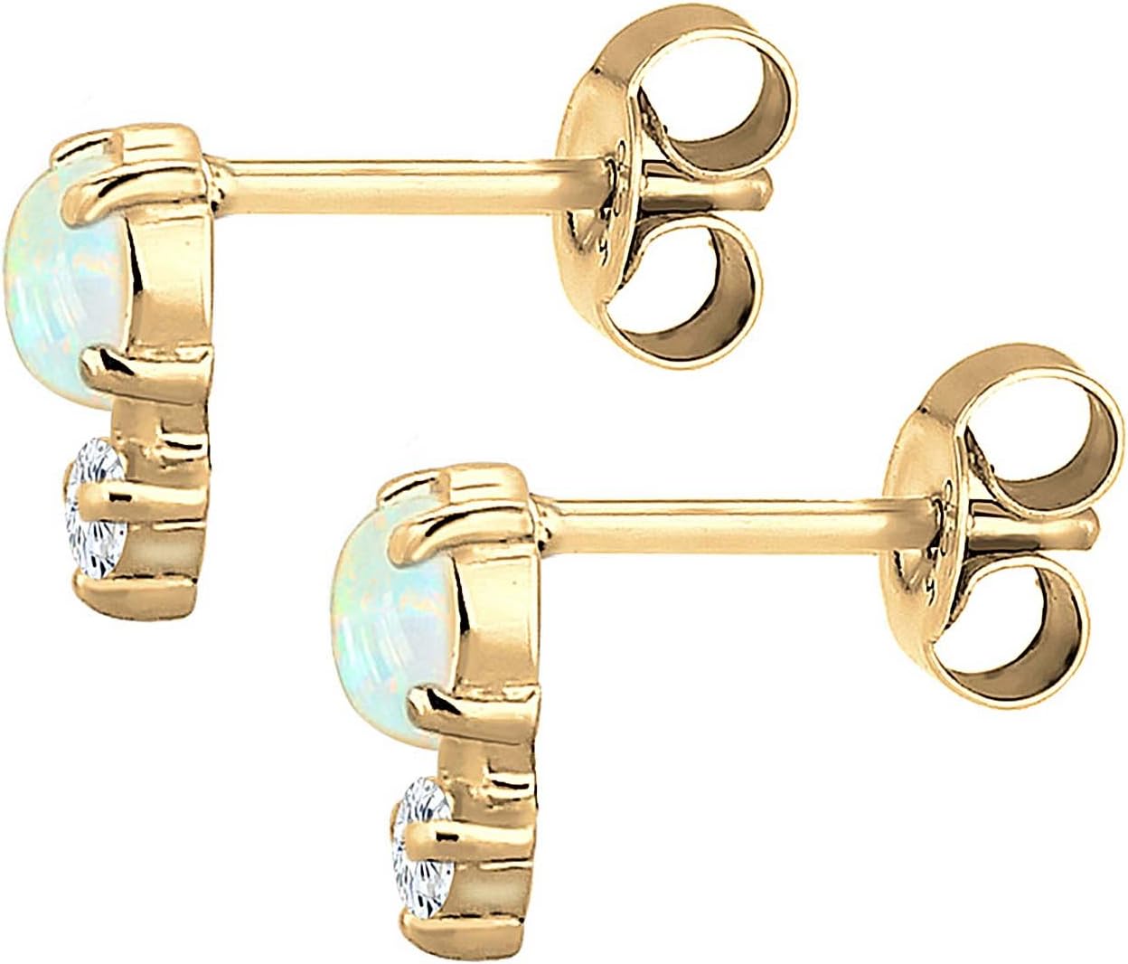 Detalle de Elli Boucles d'oreilles vintage argent 925 plaqué or
