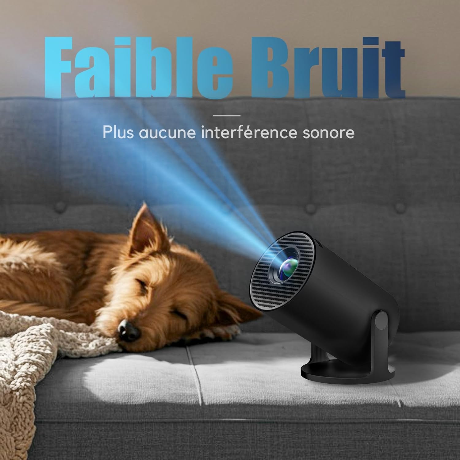 Thumbnail 5 de AKIYO O2 Proiettore Portatile 4K 1080P Wi‑Fi 6 Bluetooth 5.4 rotabile 180° dual control