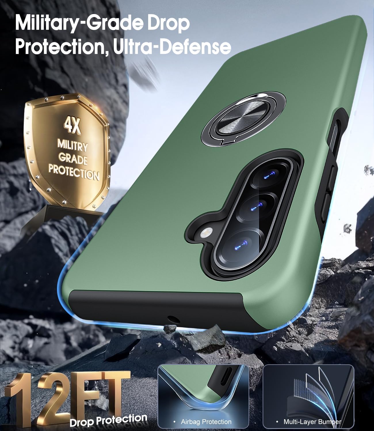 Detalle de AOUIA Samsung A17 case 6.7-inch