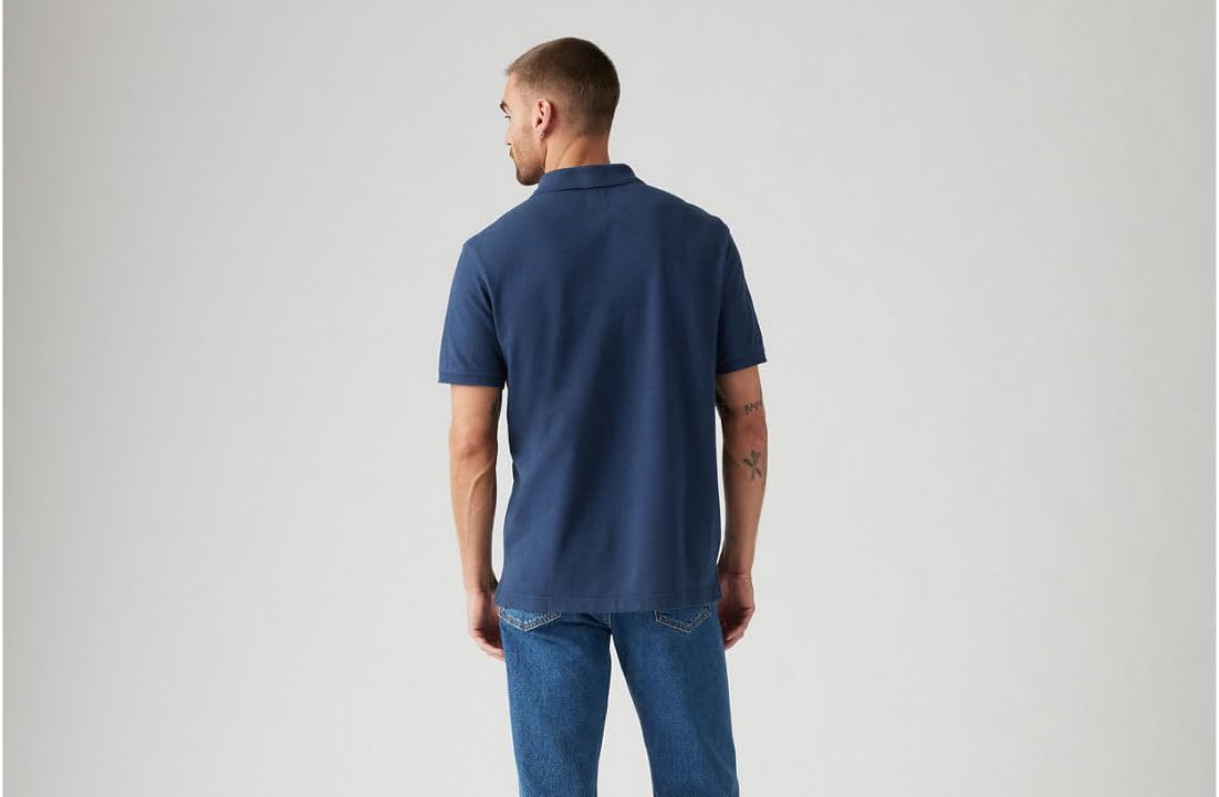 Detalle de Levi's Housemark Polo Chemise Homme — polo élégant et polyvalent