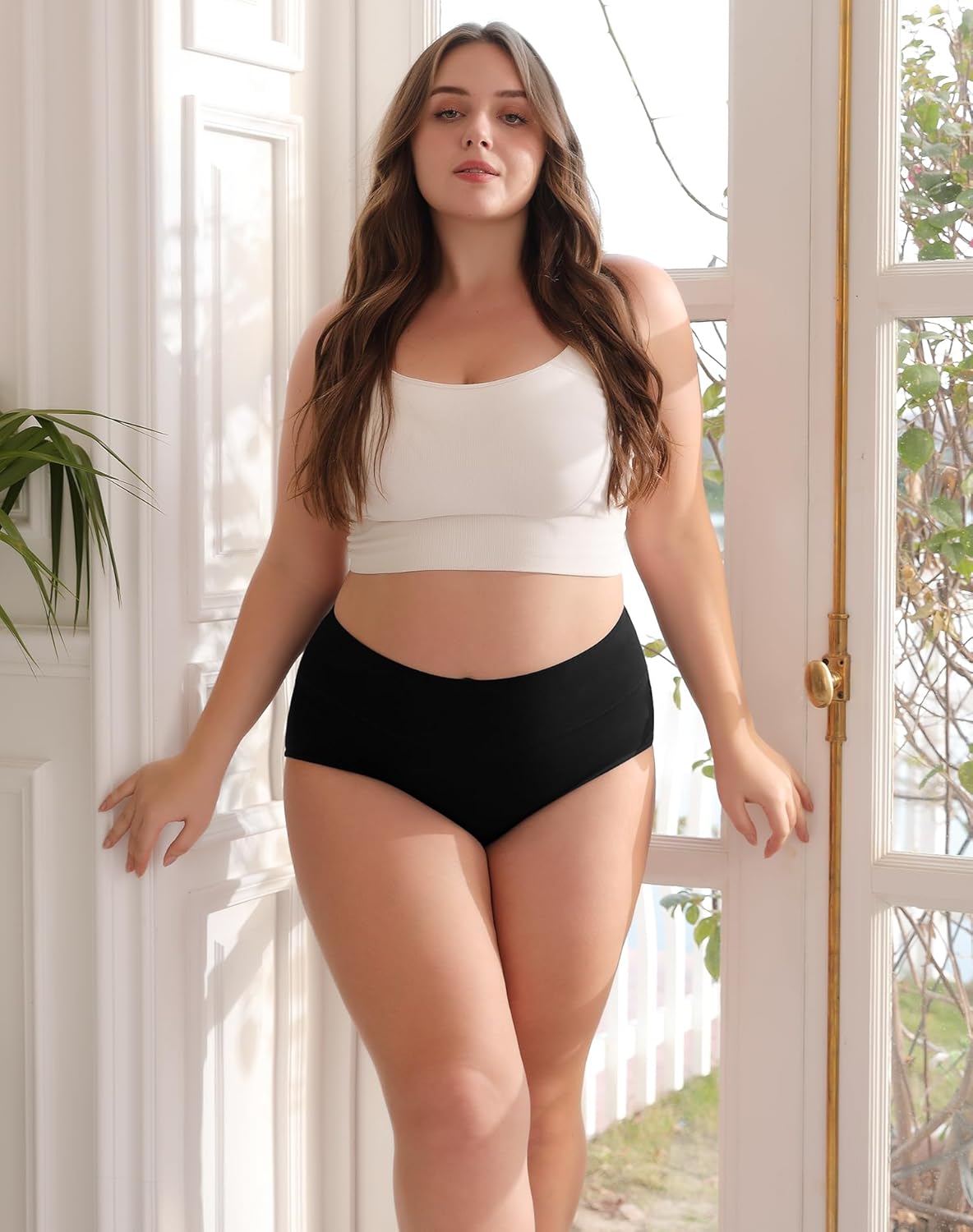 Thumbnail 2 de INNERSY Cotton High-Waist Briefs 4-Pack
